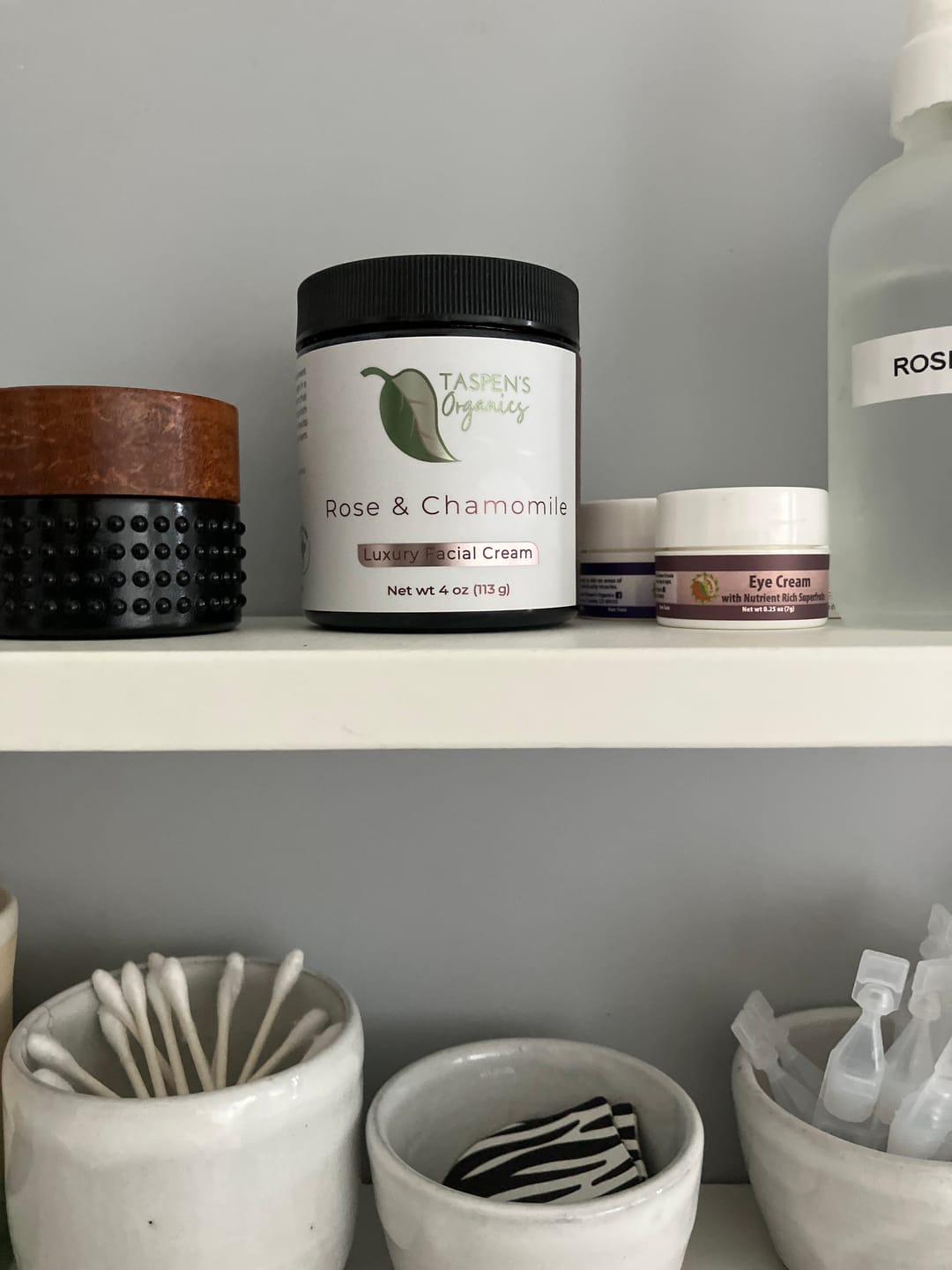 Customer photo review of Rose & Chamomile Luxury Facial Cream