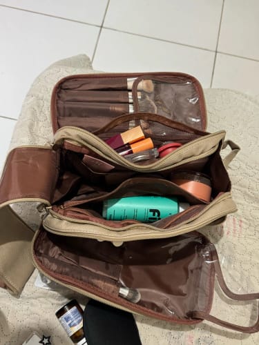Customer photo review of Zippered Makeup Bag