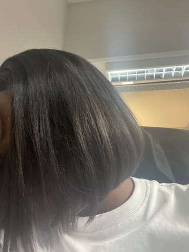 Customer photo review of 8' 5x5 Vietnamese SDD Bone Straight Custom Made Wig