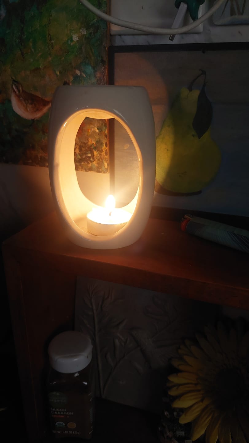 Customer photo review of Balsam & Cedar Candle