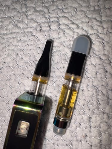Customer photo review of 1 Gram THCA Blend Vape Cartridge | Pink Lychee - Hybrid