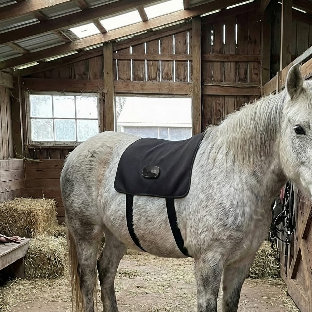 Customer photo review of HorseHalo™ Full-Back Red Light Pad
