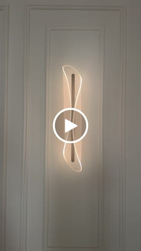 Customer video review of Crystal Curve Wall Lamp MA05788W-001/MA05788WD-001-DZ-B