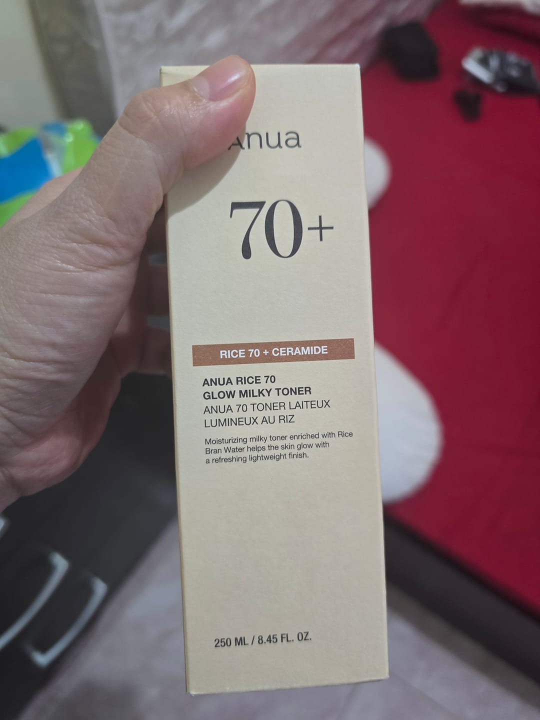 Customer photo review of تونر أنوا رايس 70 الحليبي لتفتيح البشرة - 250مل