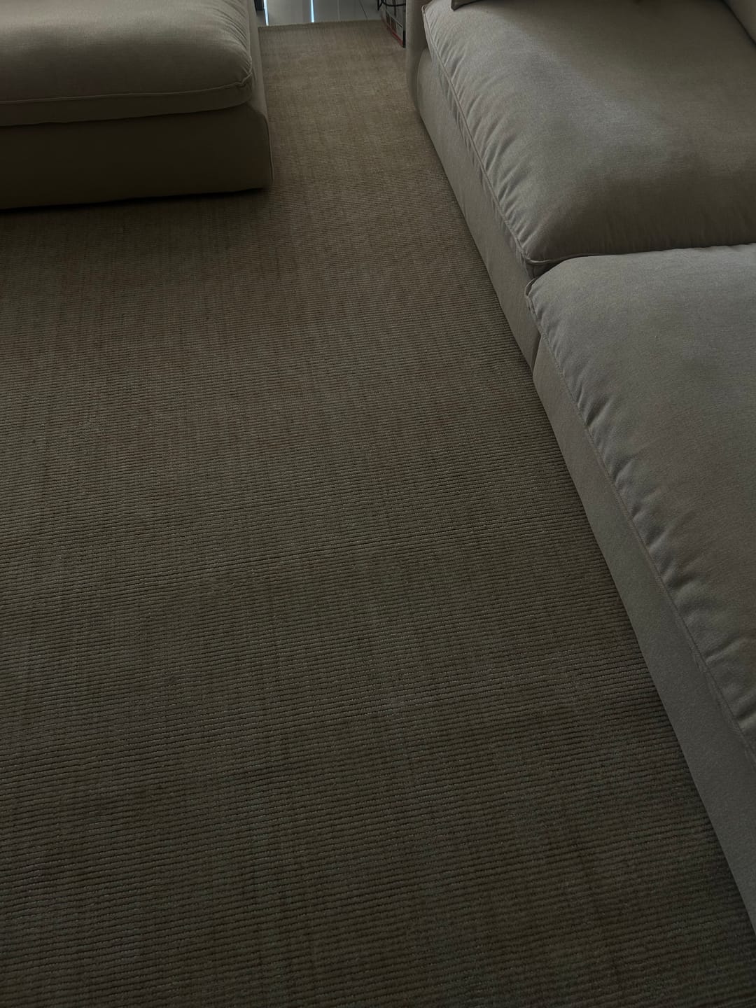Customer photo review of Byron Beige Wool Rug