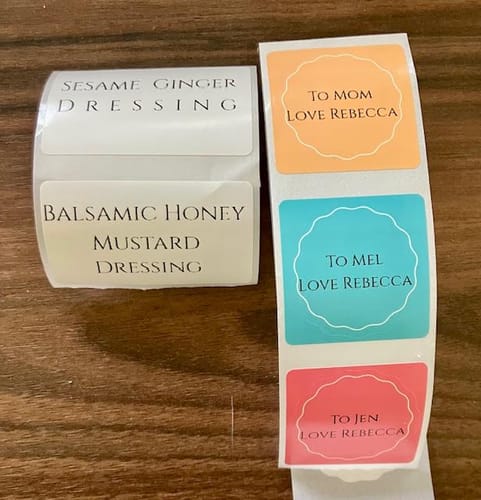 Customer photo review of Seasonal Label for B21, B1, B3S