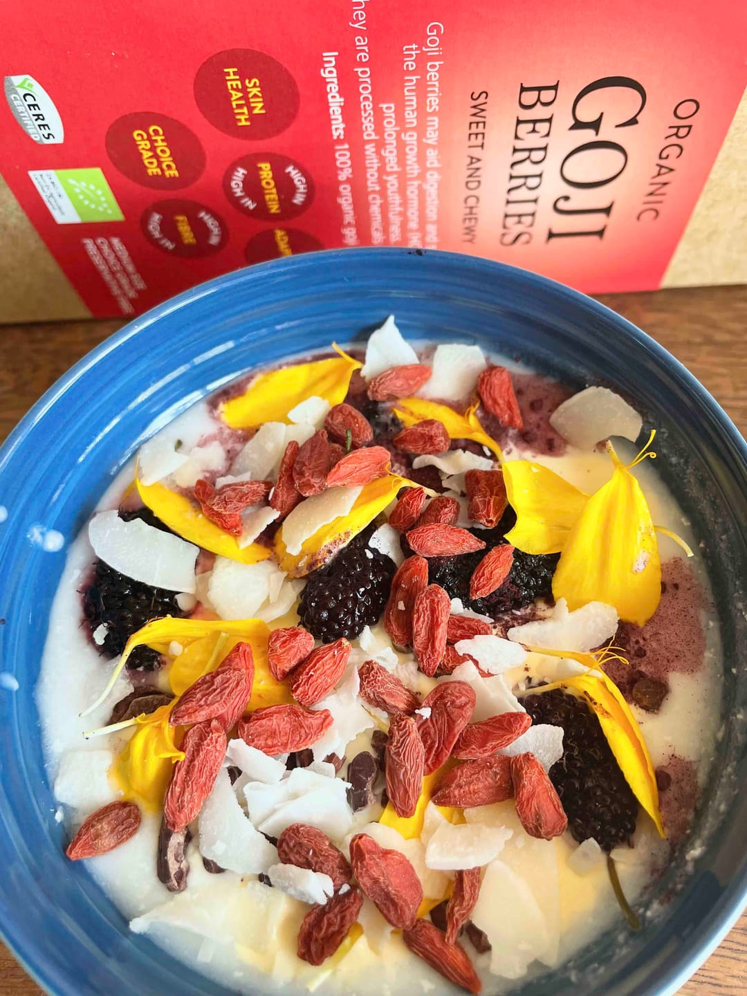 Customer photo review of Organic Goji Berries