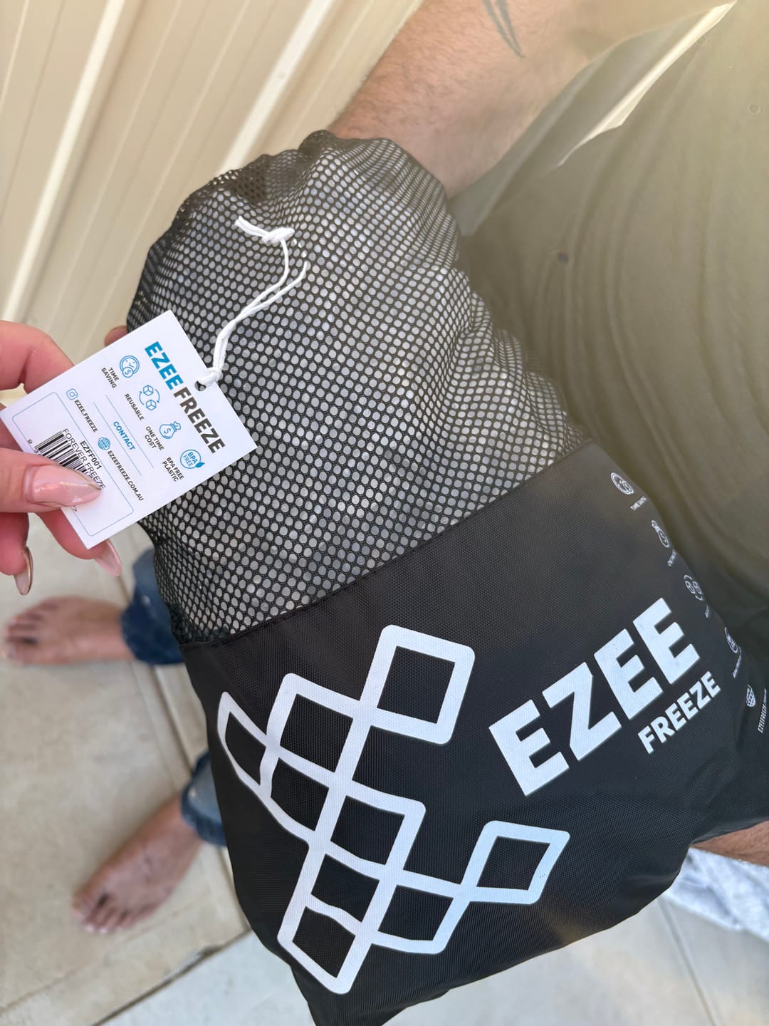 Customer photo review of Mega Freeze | Clear Ice | 5kg Black Bag