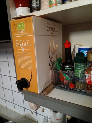 Customer photo review of Bag in box di olio extravergine Biologico • 5 Litri