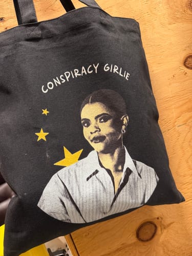 Customer photo review of Conspiracy Girlie Tote Bag
