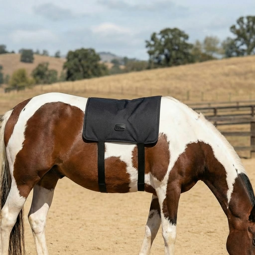 Customer photo review of HorseHalo™ Full-Back Red Light Pad