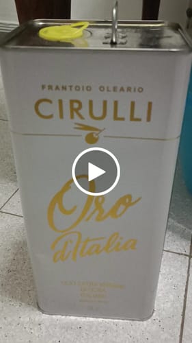 Customer video review of 1 lattina di olio extravergine di oliva • 5 Litri