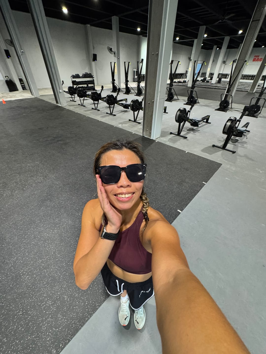 Customer photo review of Cleo Square Framed Sunglasses