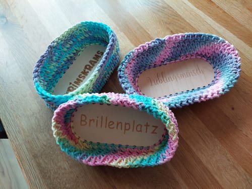 Customer photo review of Label-Set "Handgemacht"- Label aus Kunstleder - CS0026