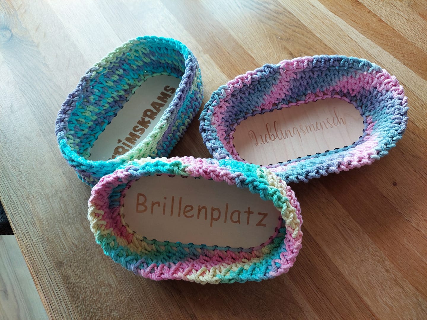 Customer photo review of Label-Set "Handgemacht"- Label aus Kunstleder - CS0026