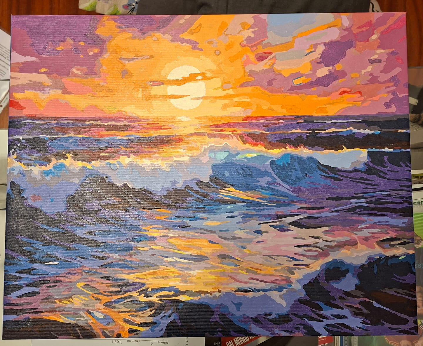 Customer photo review of Harmony Of Sunset