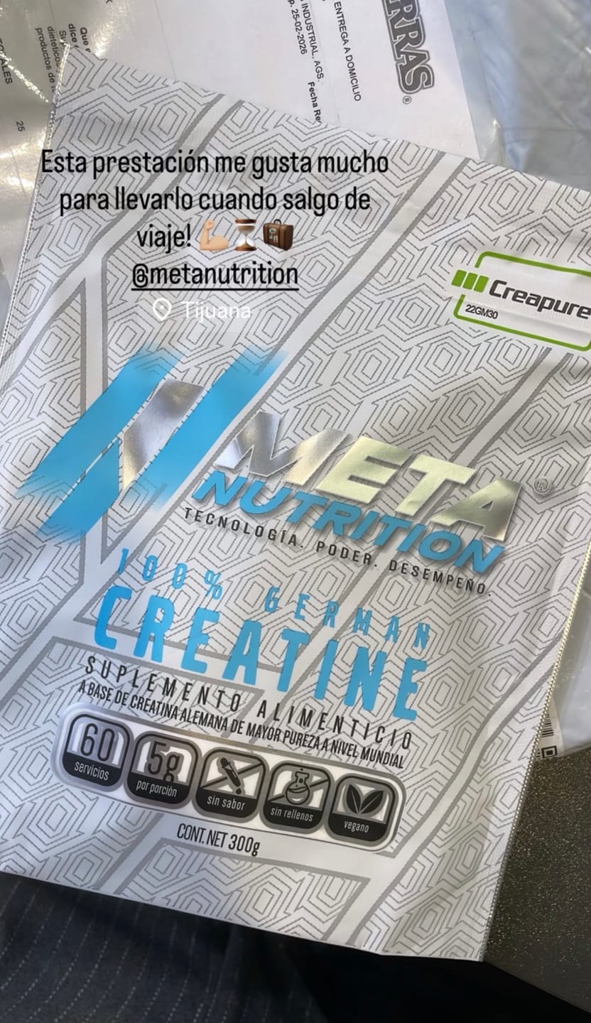 Customer photo review of 100% German Creatine - Made of Creapure®, 60 servicios.