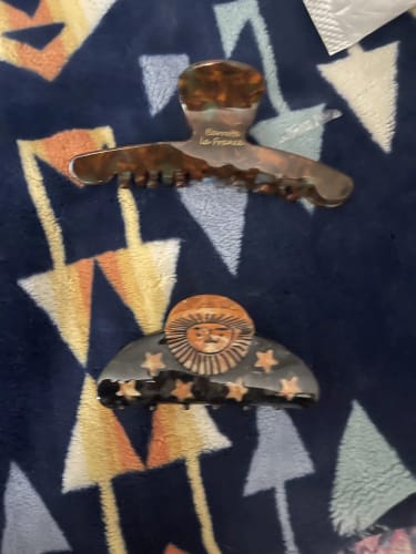 Customer photo review of Acetate Quirky Cartoon Hair Claw Clip - Medium