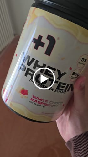 Customer video review of +1© PREMIUM WHEY PROTEIN ISOLATE (1kg)