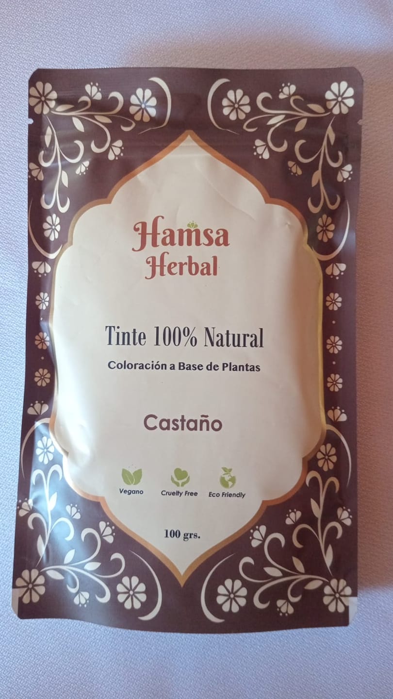 Customer photo review of Tinte 100% Natural - Castaño Oscuro