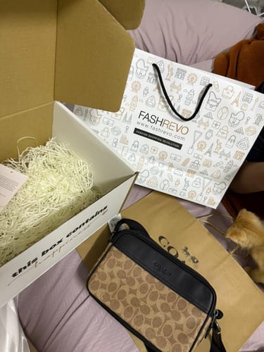 Customer photo review of Coach Tag Monogramming Service