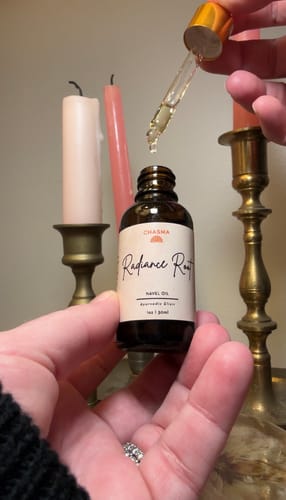 Customer photo review of Radiance Root Navel Oil 30mL/1oz