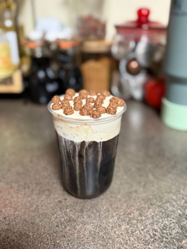 Customer photo review of Vanilla Coffee Syrup