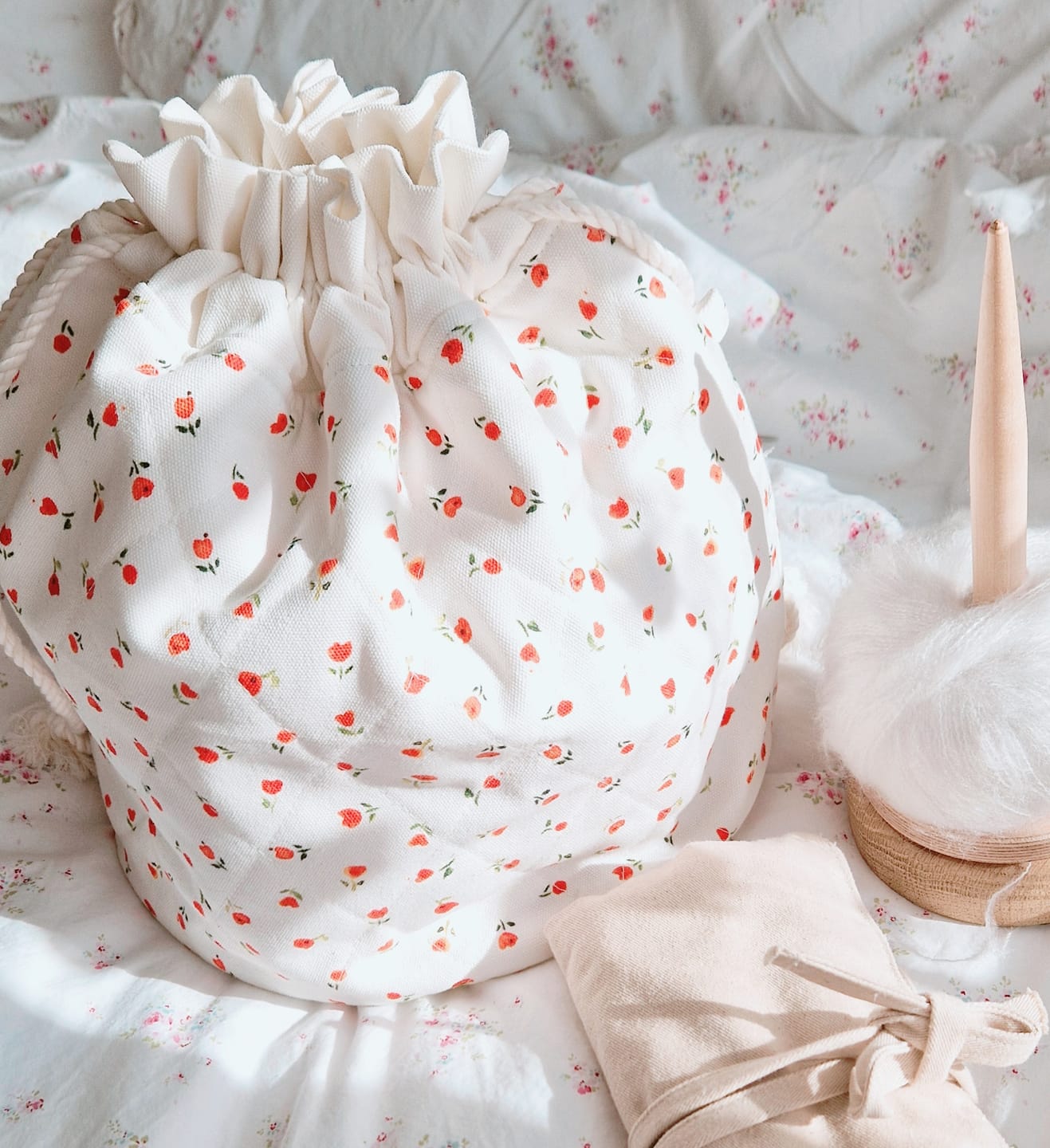 Customer photo review of Poppies Large Project Bag