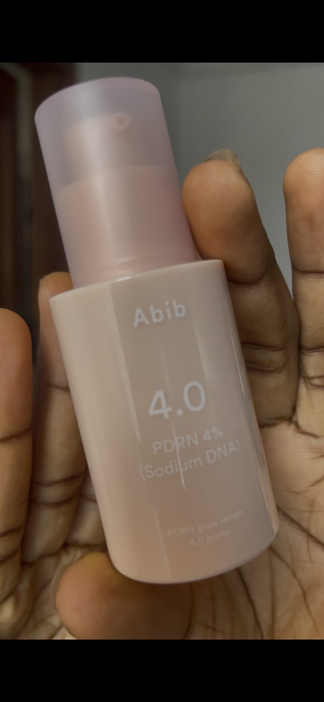 Customer photo review of PDRN glow serum 4.0 pump
