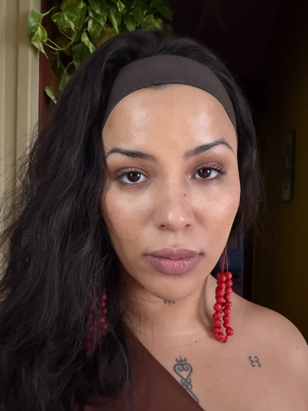 Customer photo review of Lace Front Tela HD Melia Humana Ondulada Repartição Livre 13x6