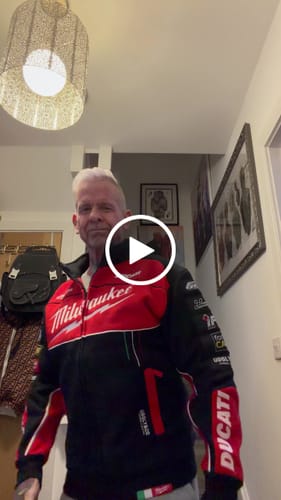 Customer video review of Milwaukee Tools® x DUCATI® Teamwear Track Jacket