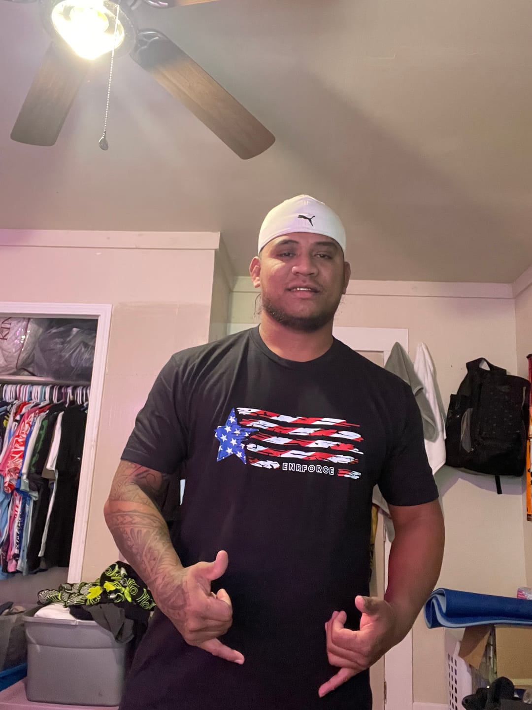 Customer photo review of Merica Tee