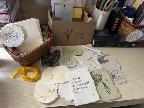 Customer photo review of Monthly Artisan Card Subscription