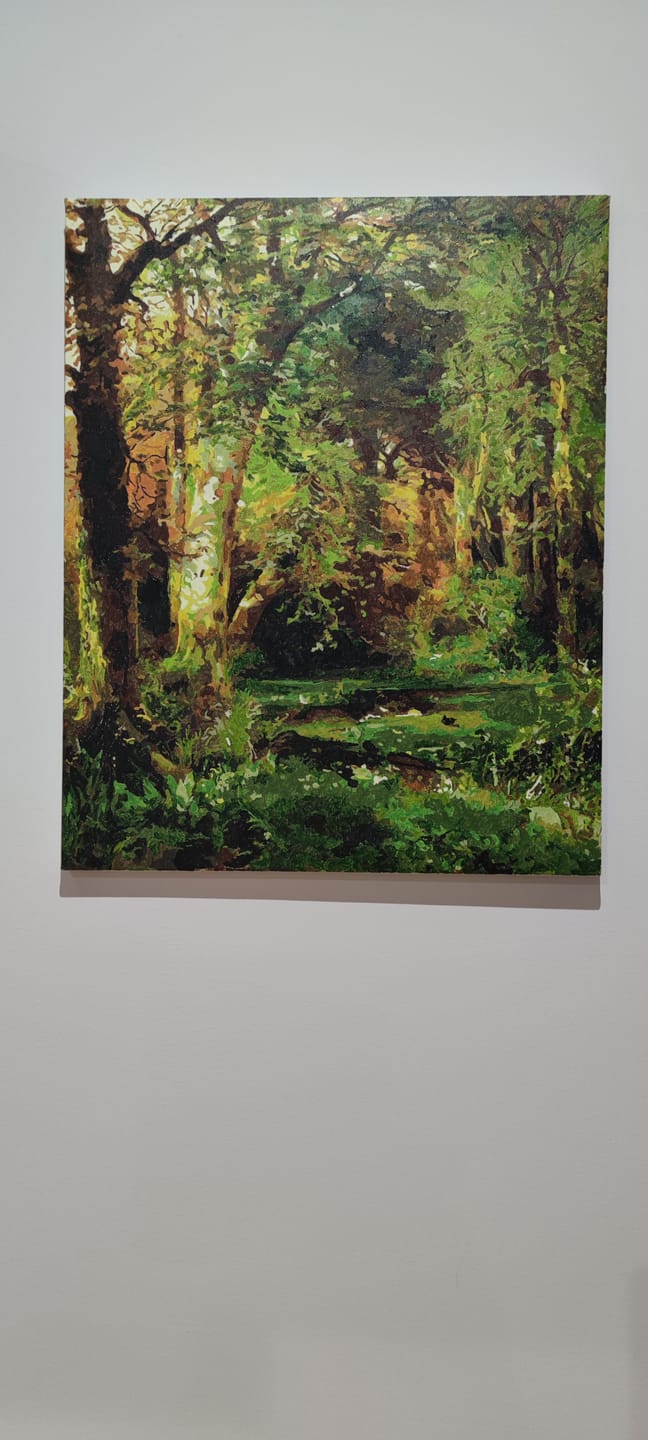 Customer photo review of Escena de Bosque - Naturaleza Pintar por Números