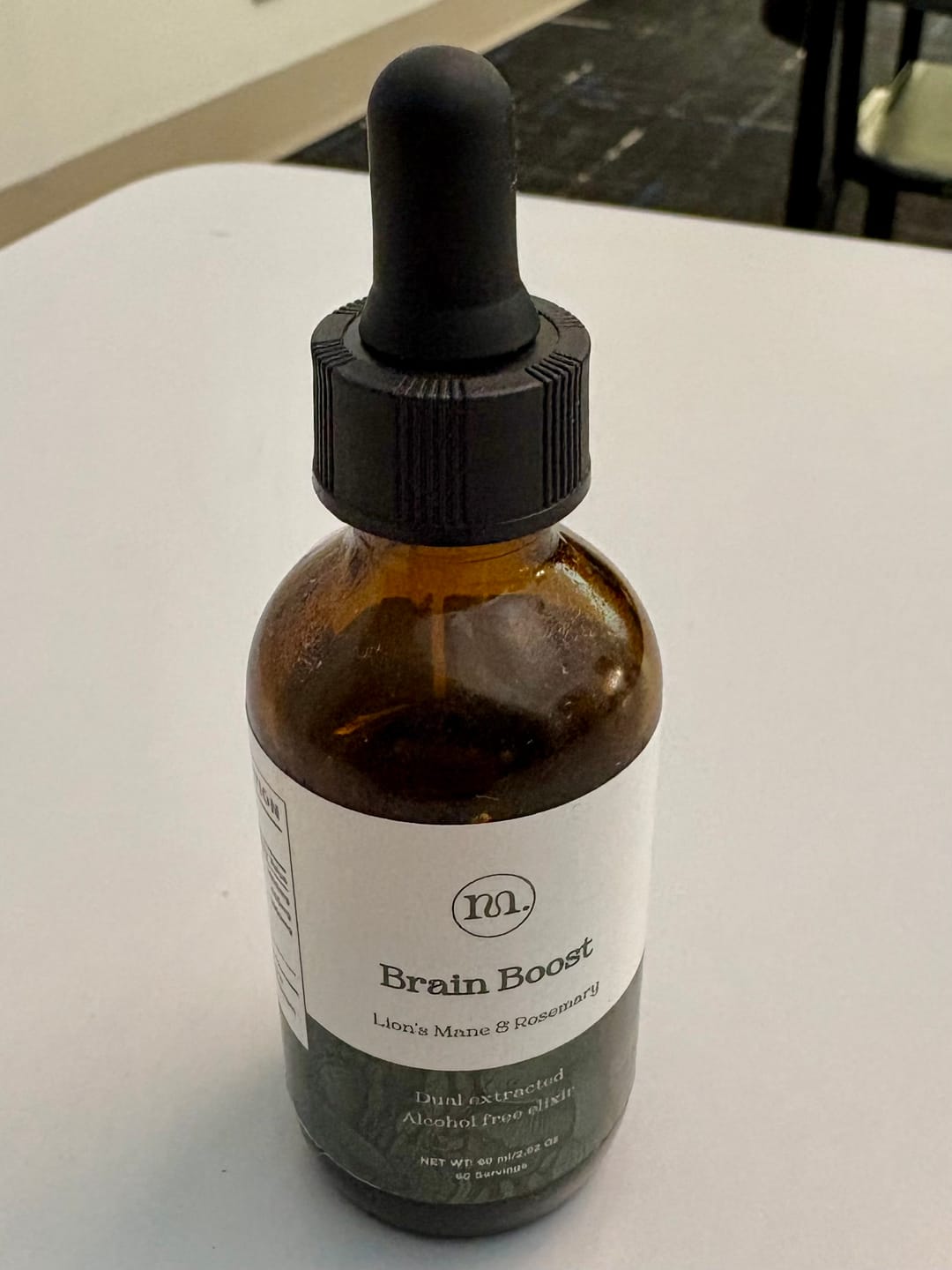 Customer photo review of Brain Boost - Lion's mane & Rosemary