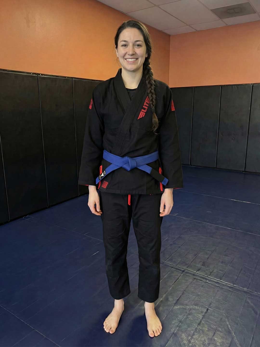 Customer photo review of Core Black Brazilian Jiu Jitsu Womens BJJ Gi