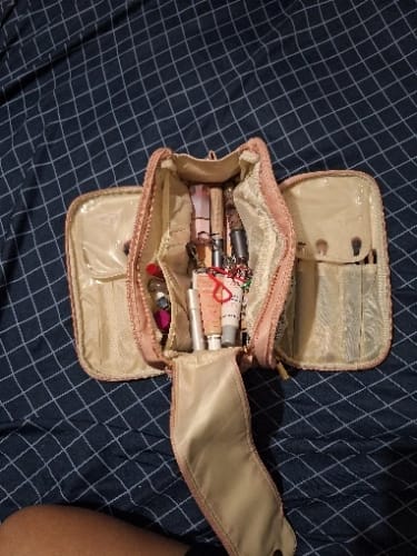 Customer photo review of Zippered Makeup Bag