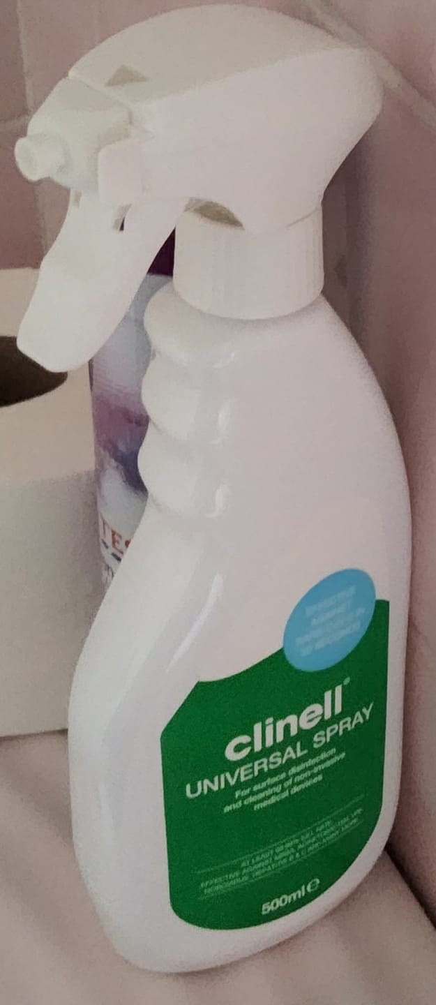 Customer photo review of Clinell Universal Spray 500ml