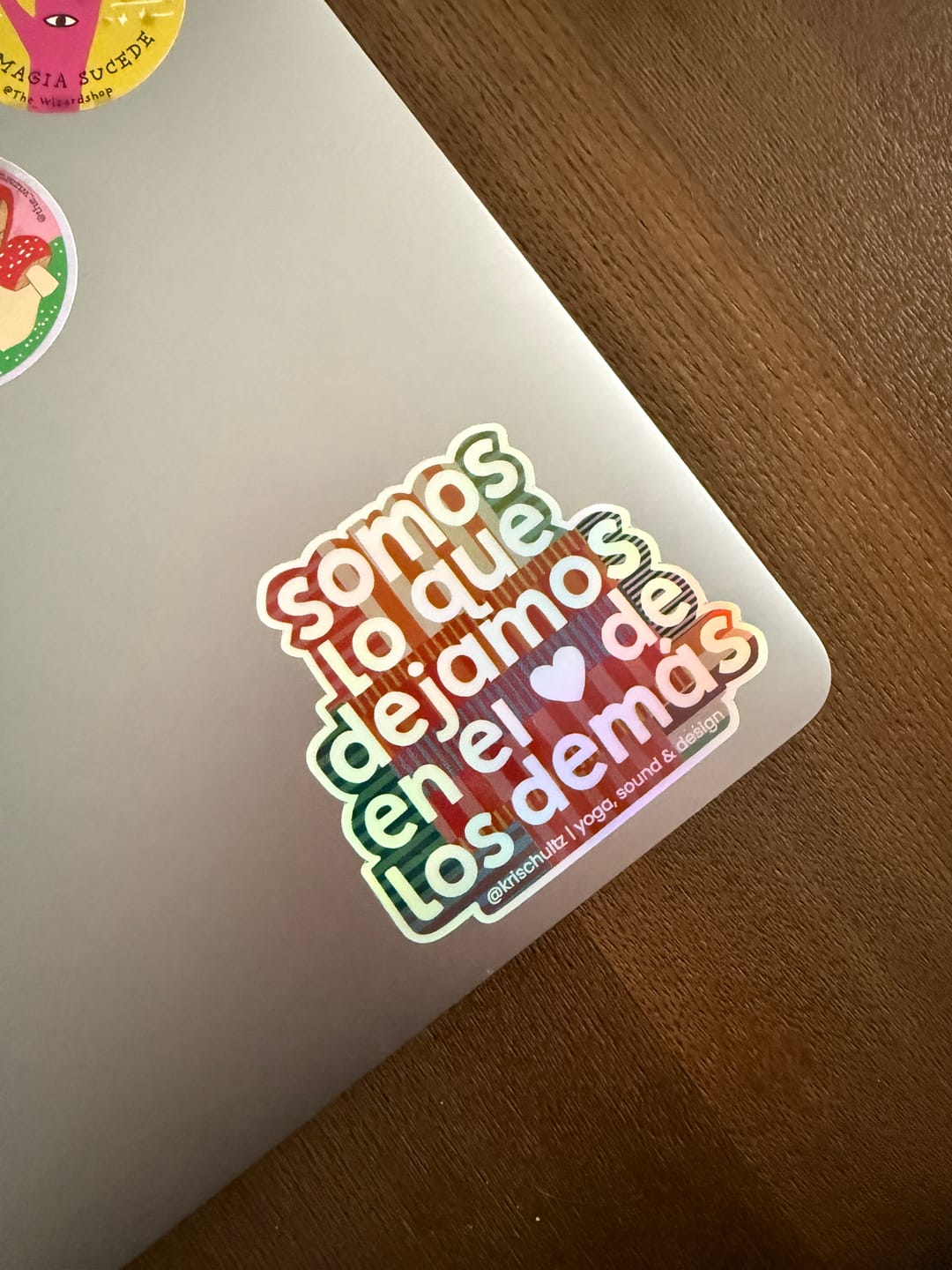 Customer photo review of ¿Cuántos stickers quieres?
