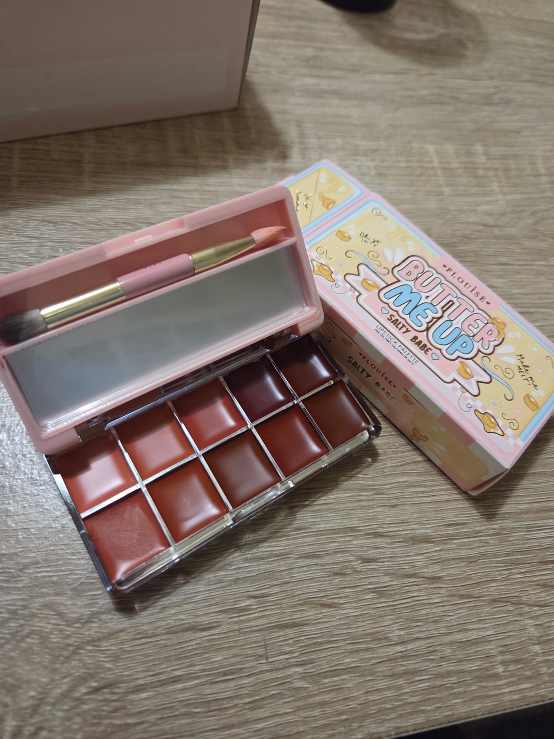 Customer photo review of P. Louise Butter Me Up Lipstick Palettes