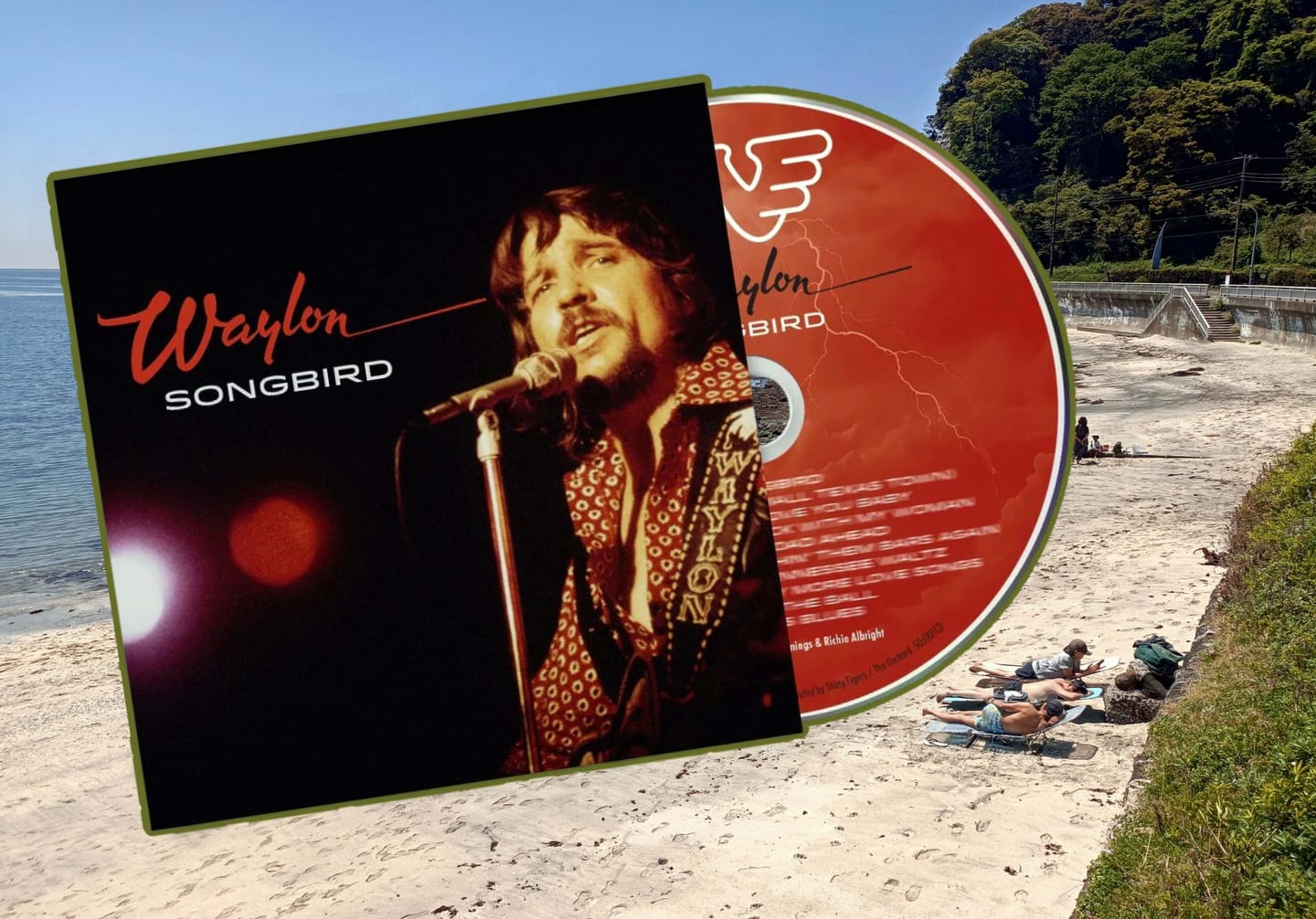 Customer photo review of Waylon Jennings "Songbird" CD