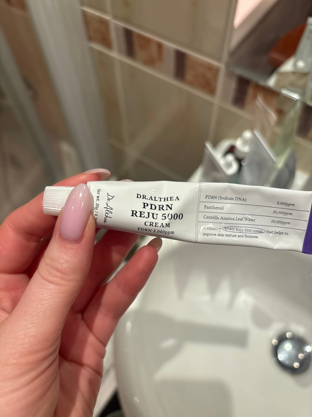 Customer photo review of Atjaunojošs un mitrinošs krēms Dr. Althea PDRN Reju 5000 Cream