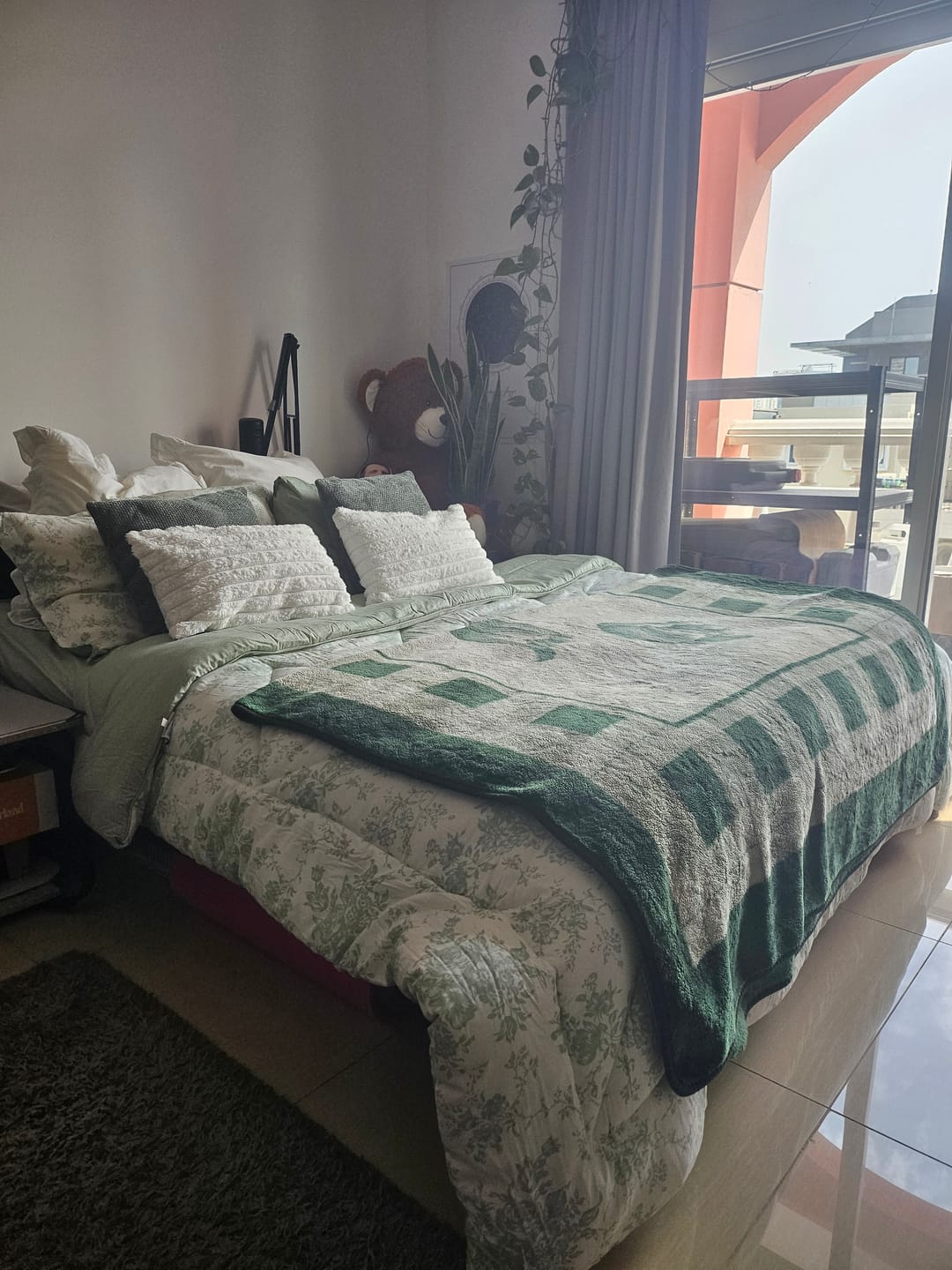 Customer photo review of Palacio Cotton Printed Comforter Set Queen Size 4 pcs