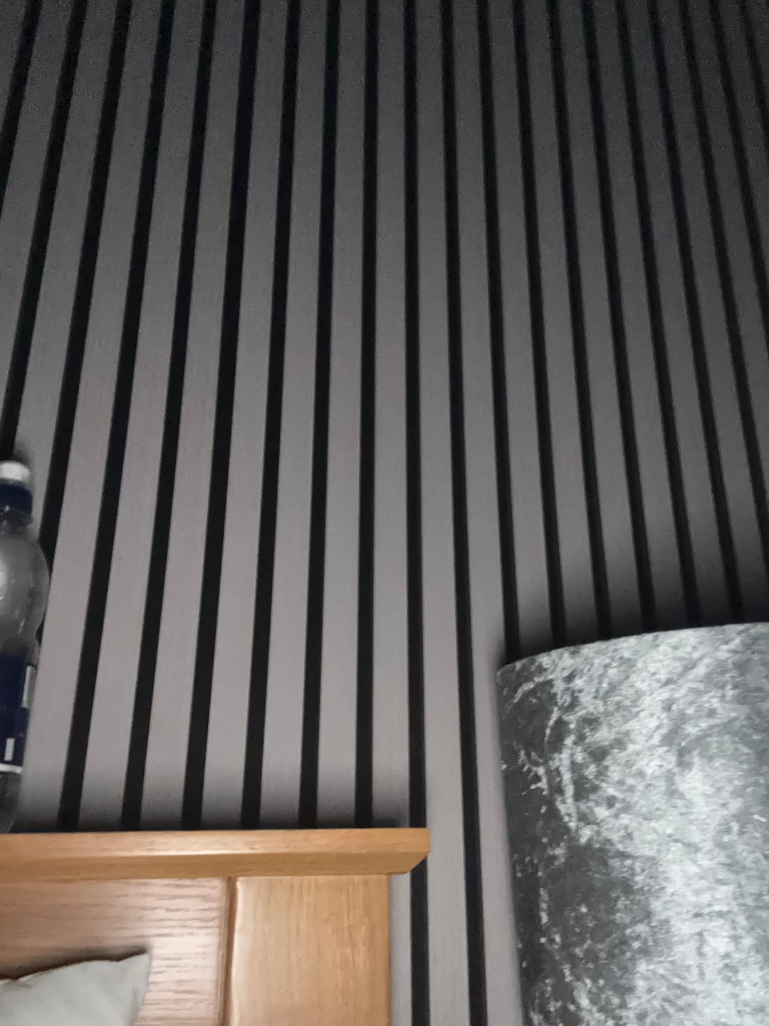 Customer photo review of Acoustic Slat Wall Panel - Grey Oak