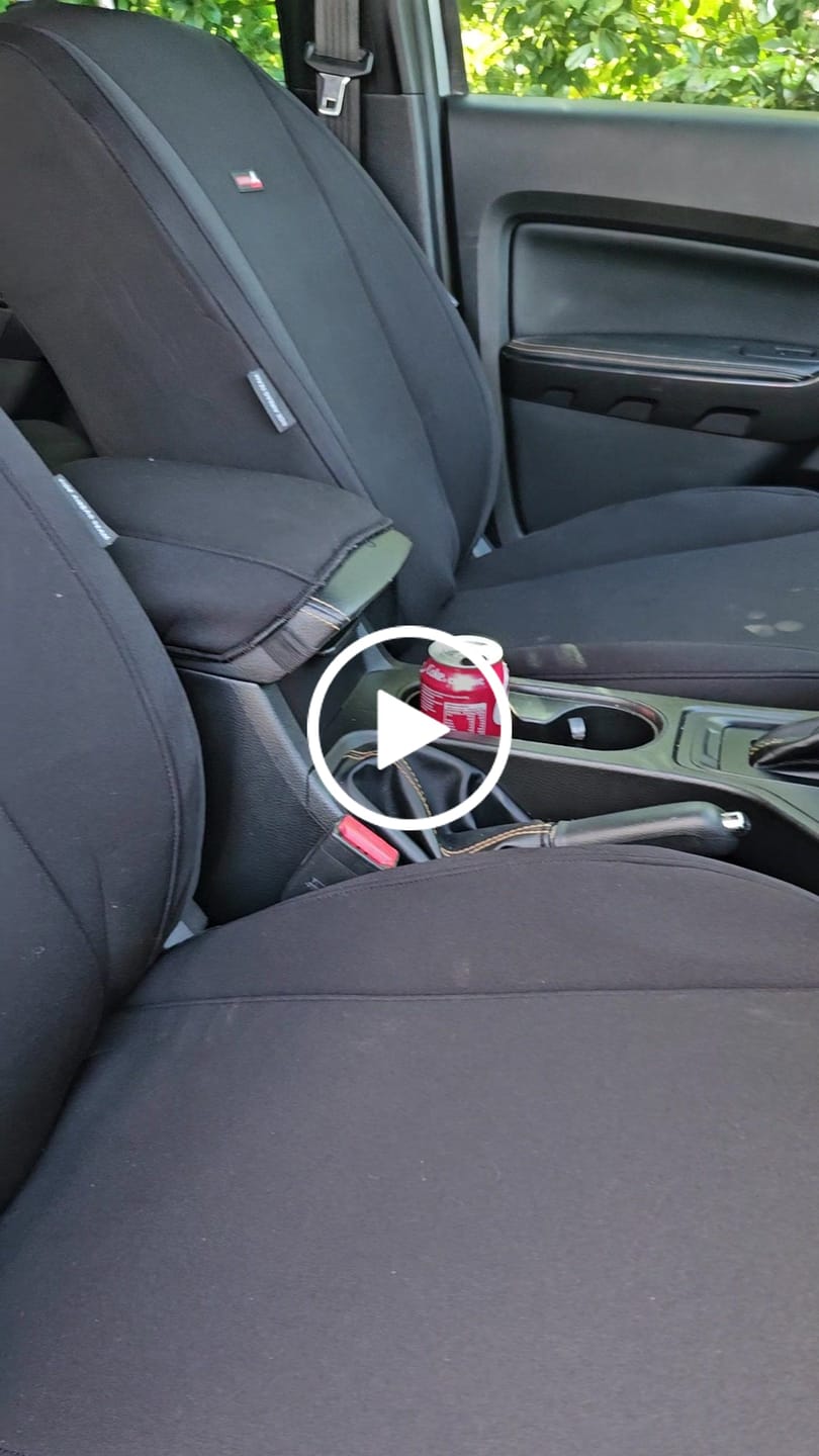 Customer video review of Sharkskin PLUS Seat Covers for Ford Ranger Dual Cab (Jul/2018 - Apr/2022)