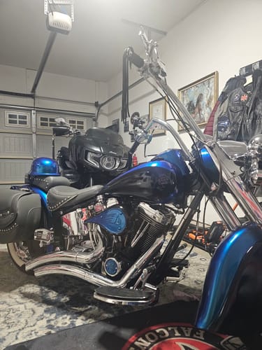 Customer photo review of Ravine Motorcycle Paint Kit