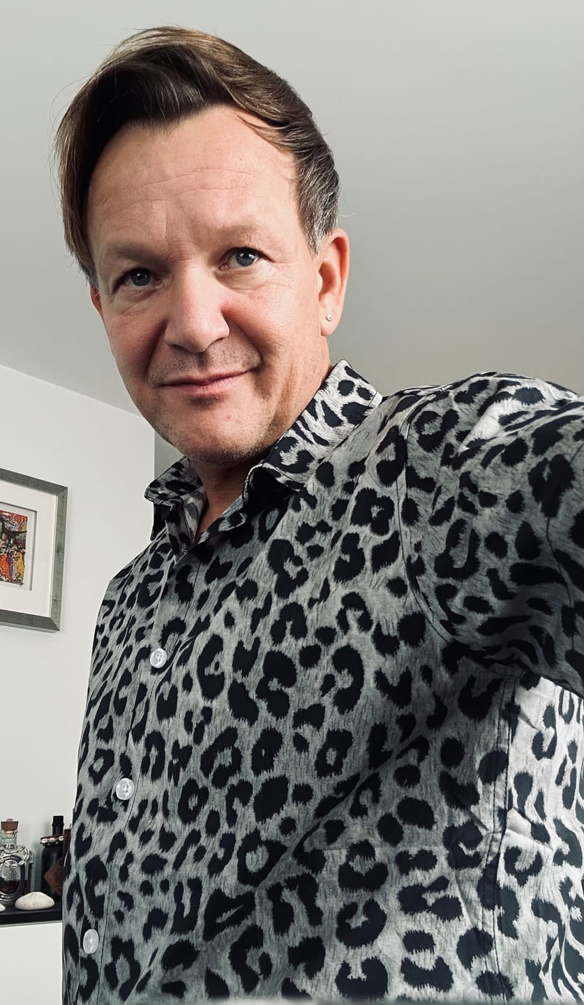 Customer photo review of Herren Baumwollhemd Leopardenmuster