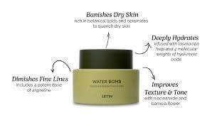 Customer photo review of Water Bomb Face Cream