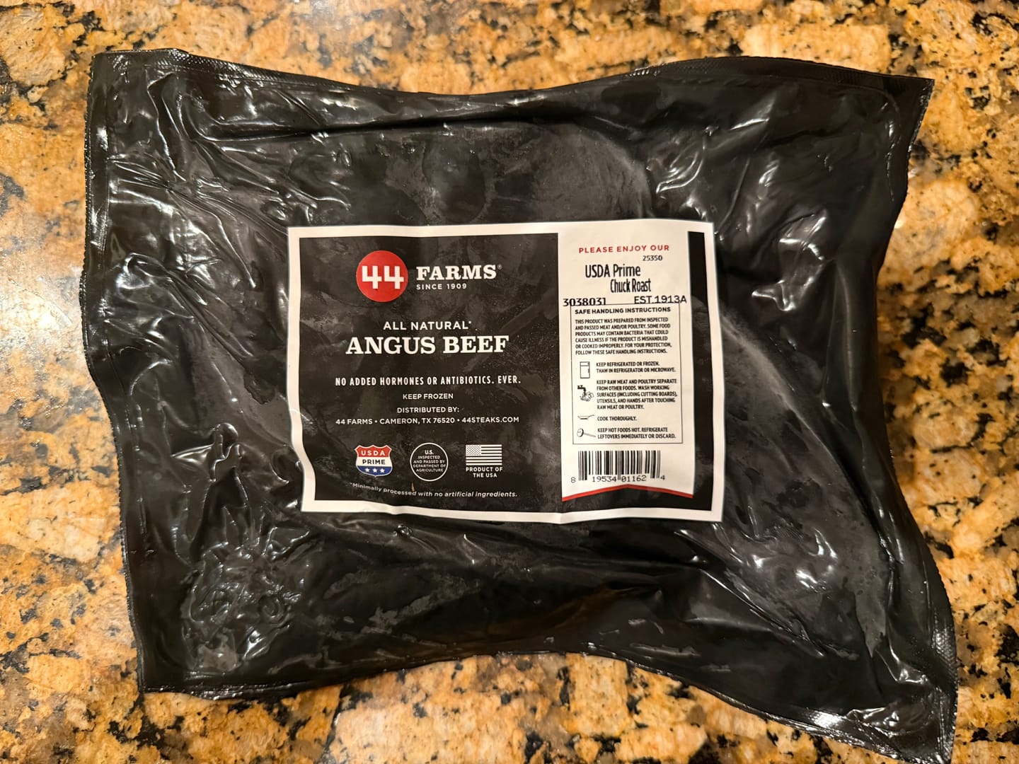 Customer photo review of USDA Prime Chuck Roast