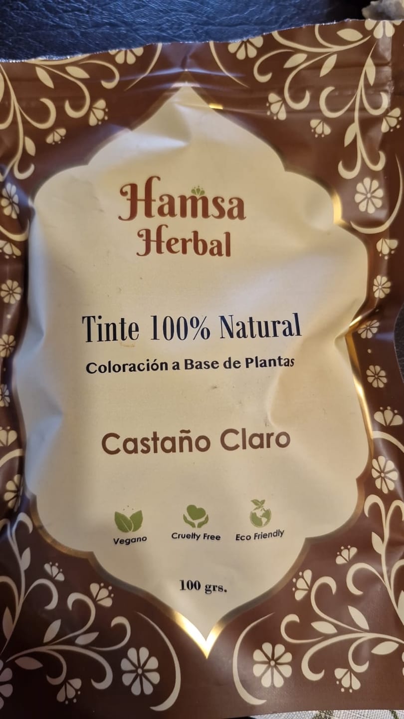 Customer photo review of Tinte 100% Natural - Castaño Claro